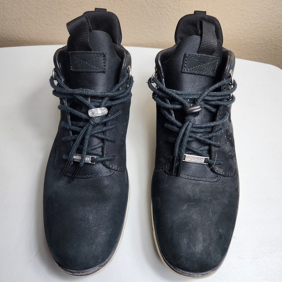 Timberland Mens |9| Black Nubuck Leather A1TP2 Sensorflex Lace Up Boots